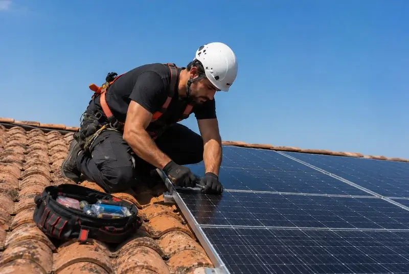 Maintenance et monitoring de panneaux solaires à Vandeins